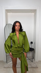 MINIDRESS AMOR GREEN