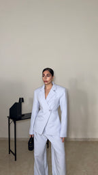 Tailleur GINEVRA celeste