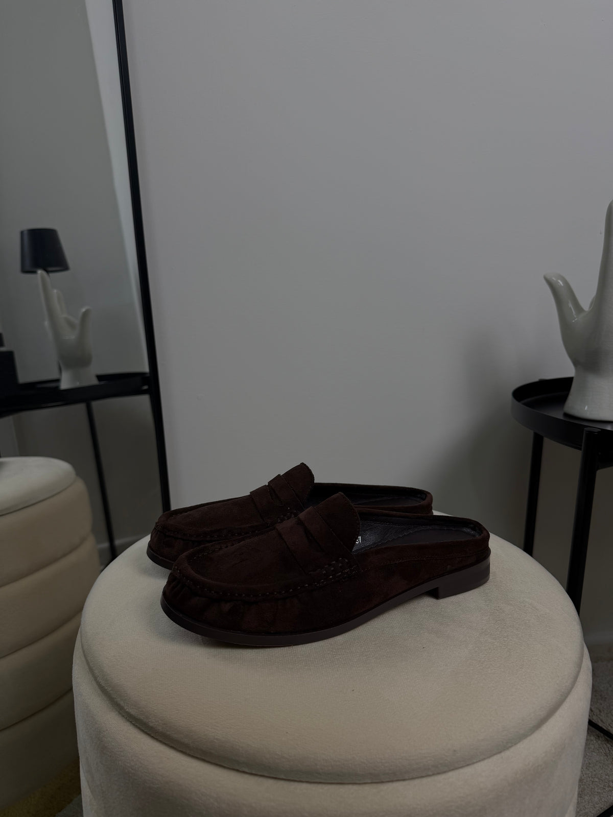 MOCASSINI SABOUT IN CAMOSCIO MARRONE