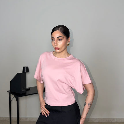 T-shirt CROPPED pink