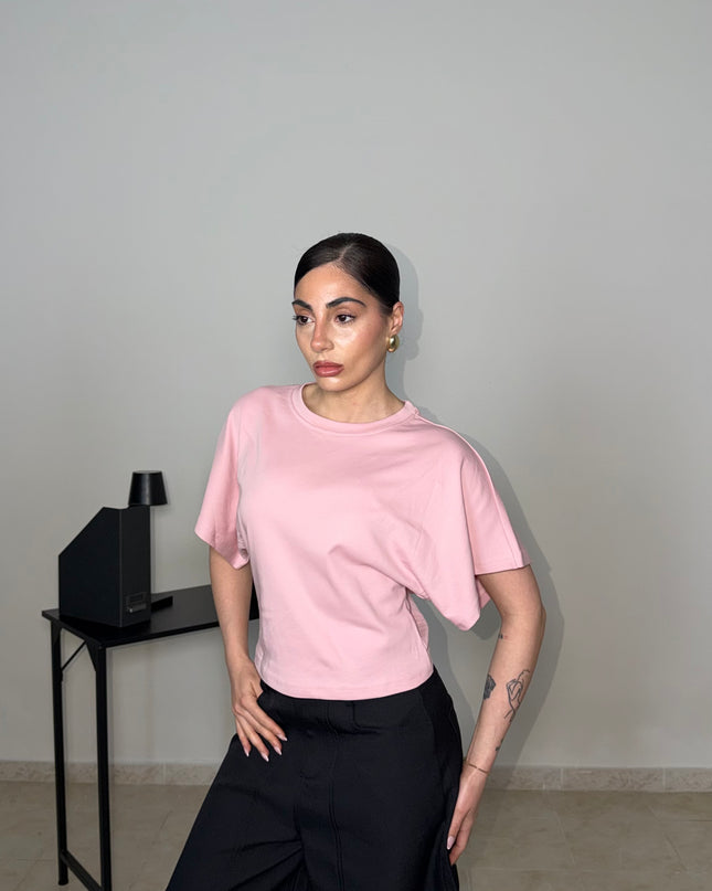 T-shirt CROPPED pink