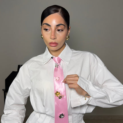Cravatta CHARM pink
