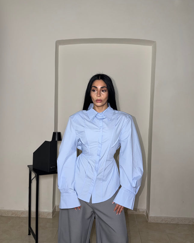 Camicia MEMORY celeste