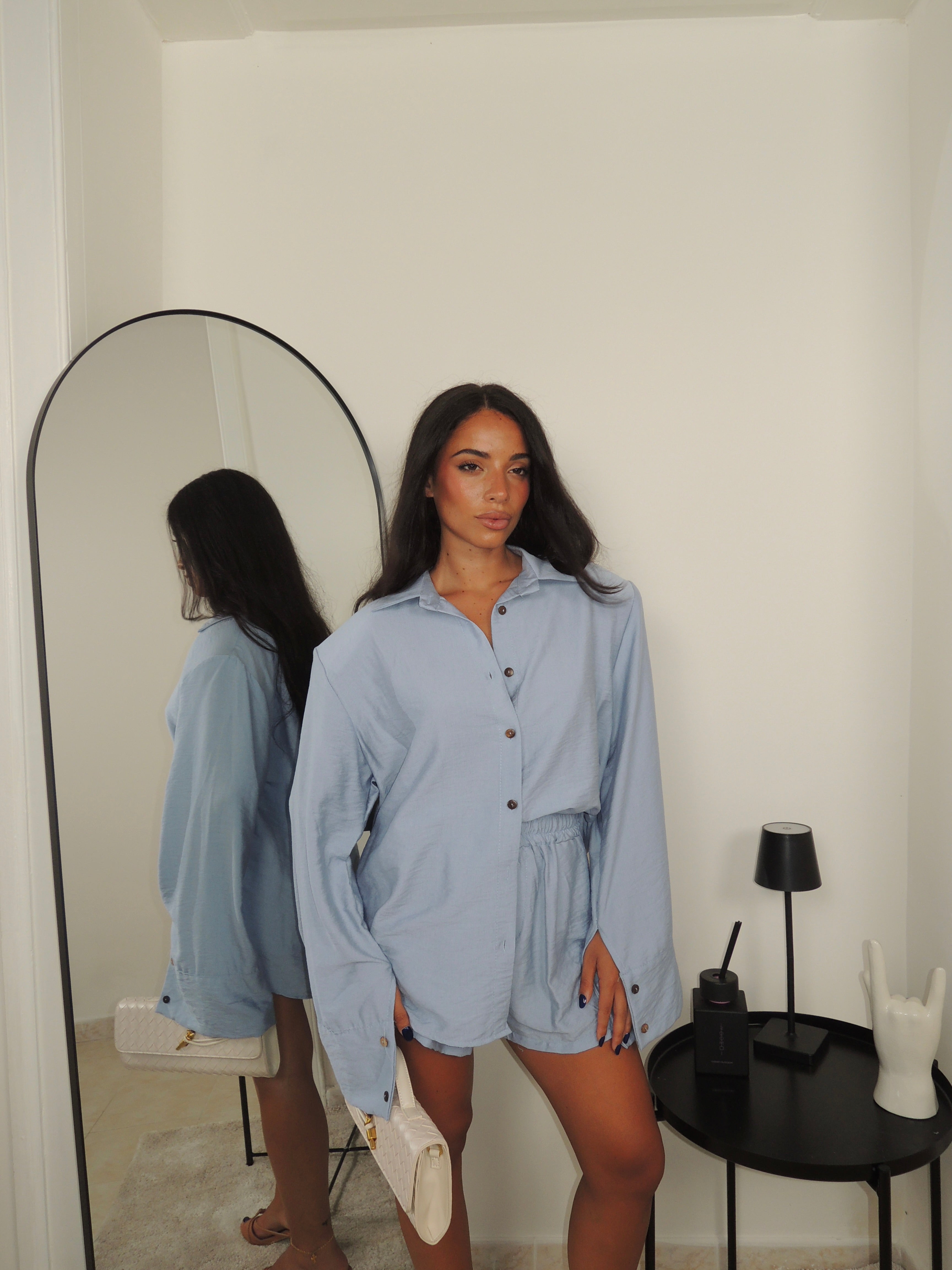 Cordset RAYA celeste polvere