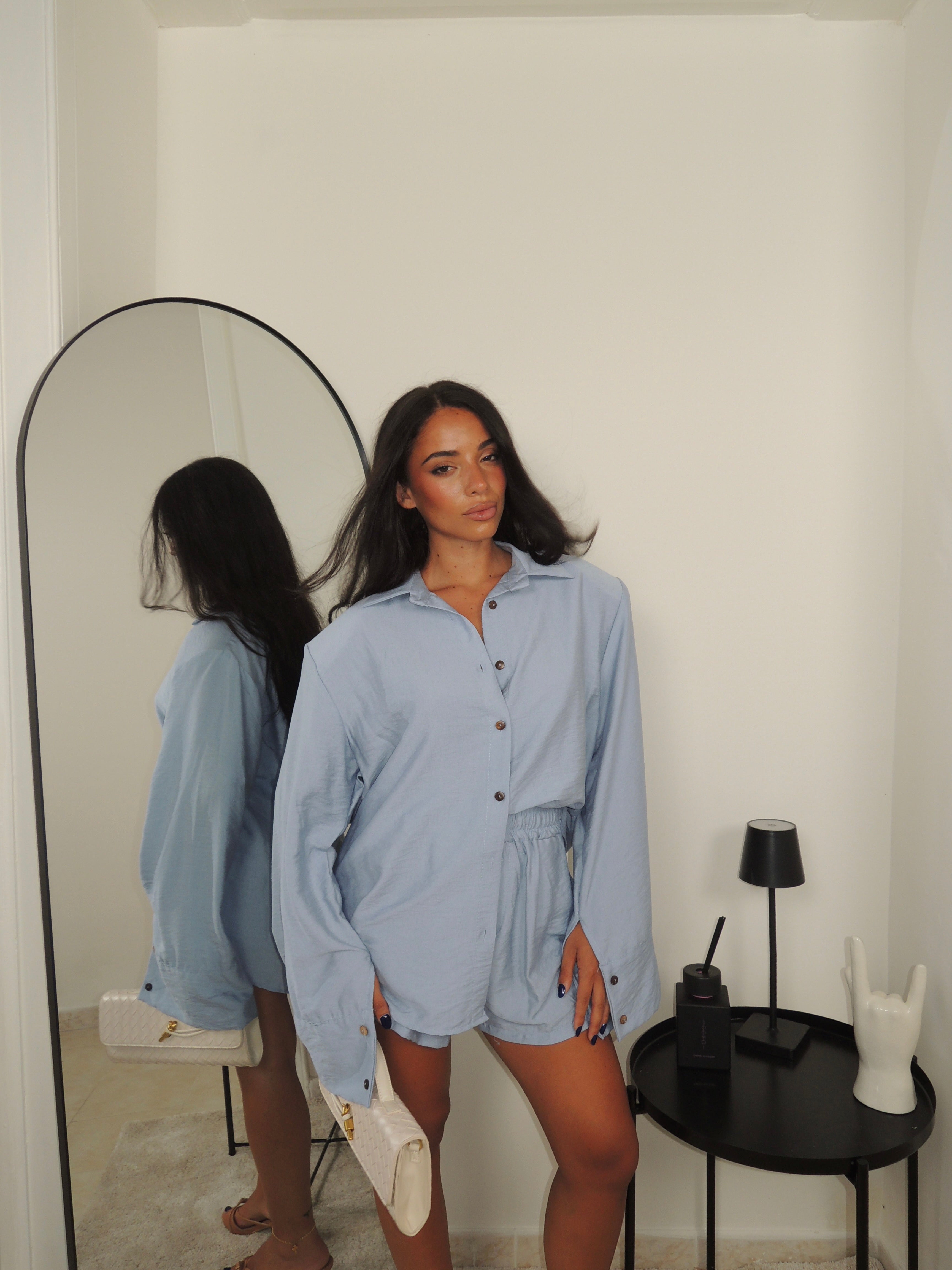 Cordset RAYA celeste polvere