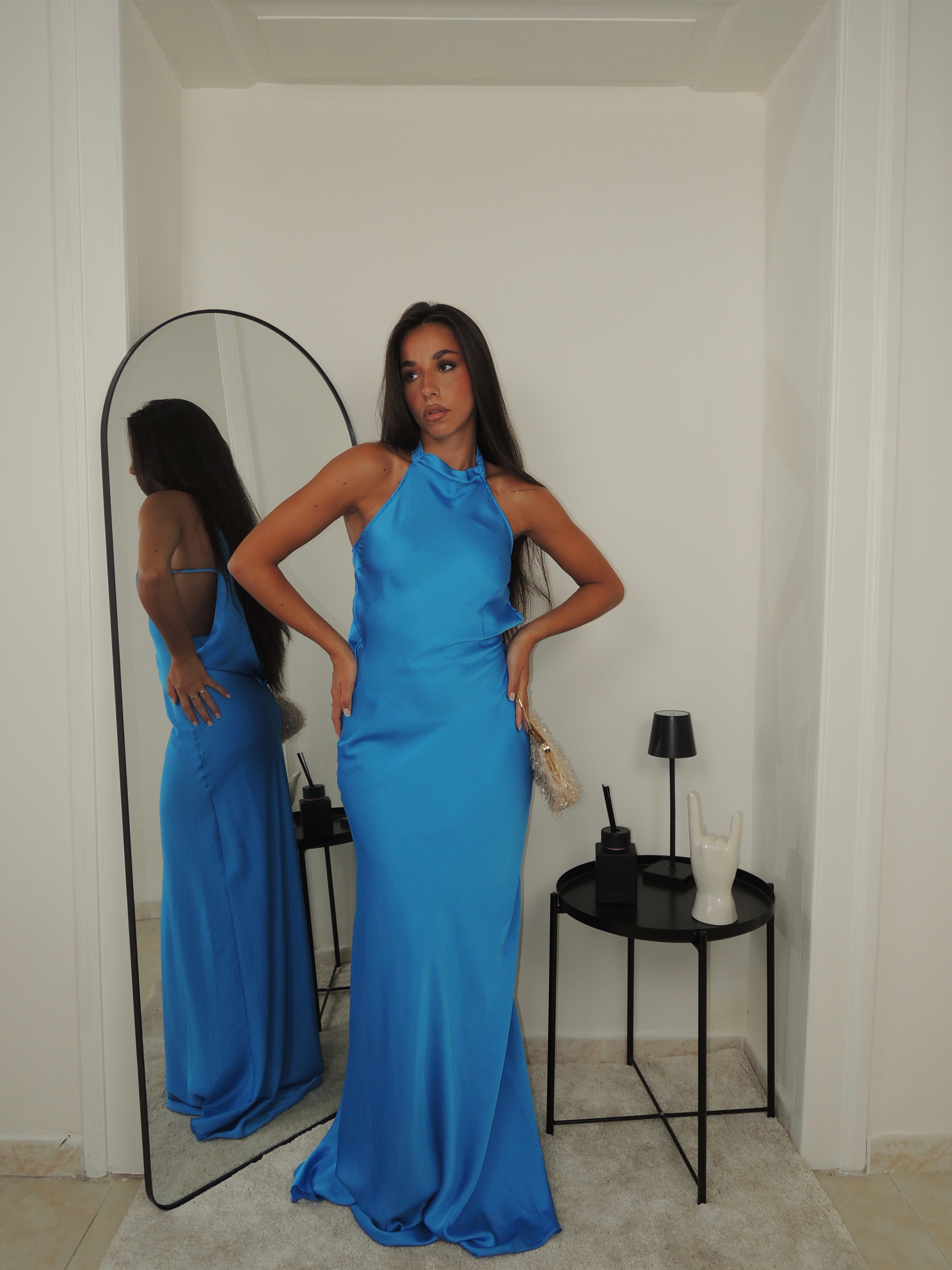 LongDress ROMANTIC celeste