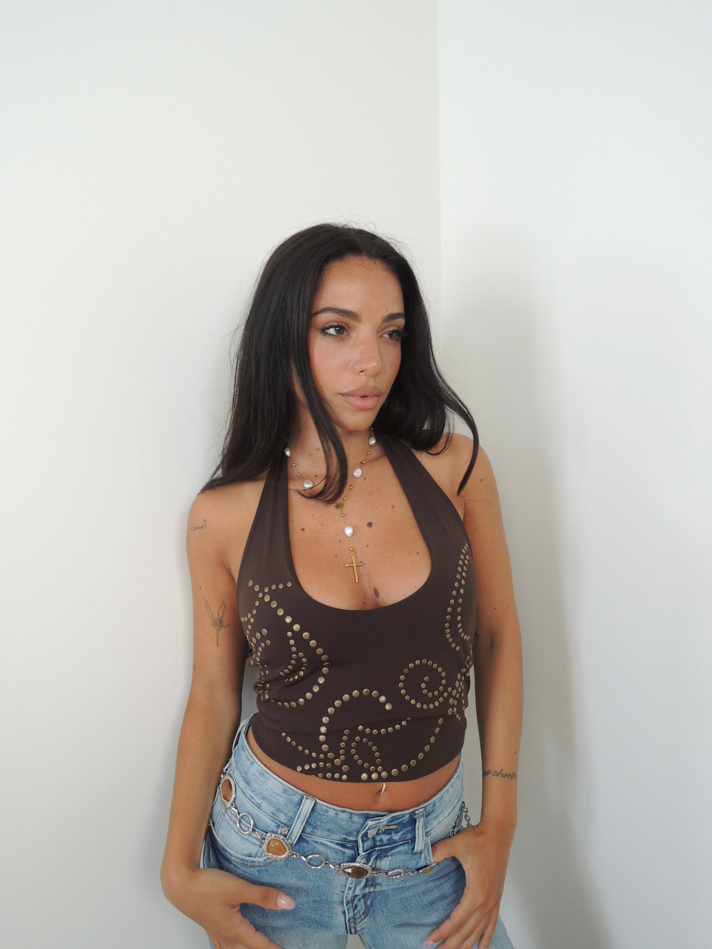 Top RODEO marrone