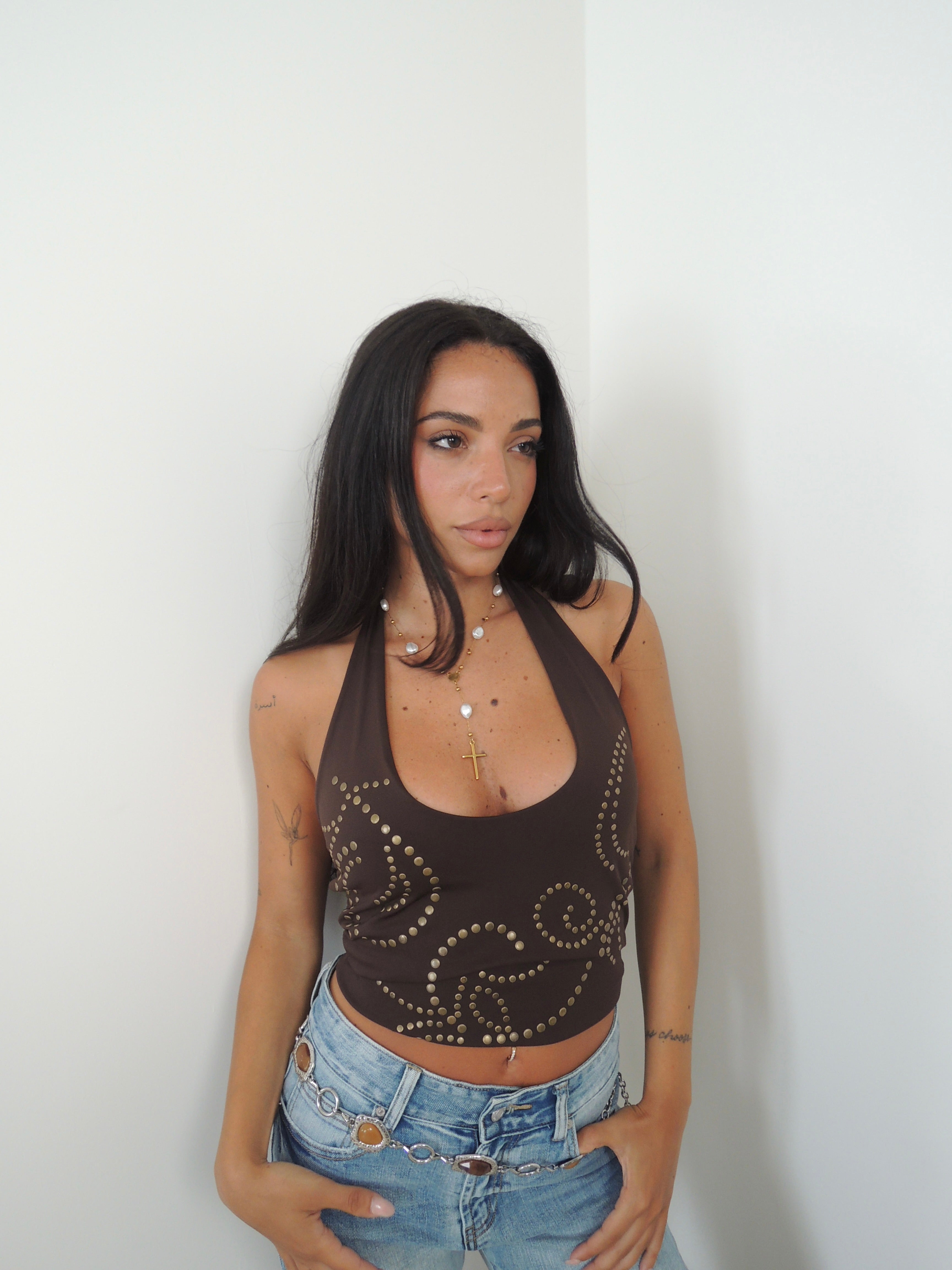 Top RODEO marrone