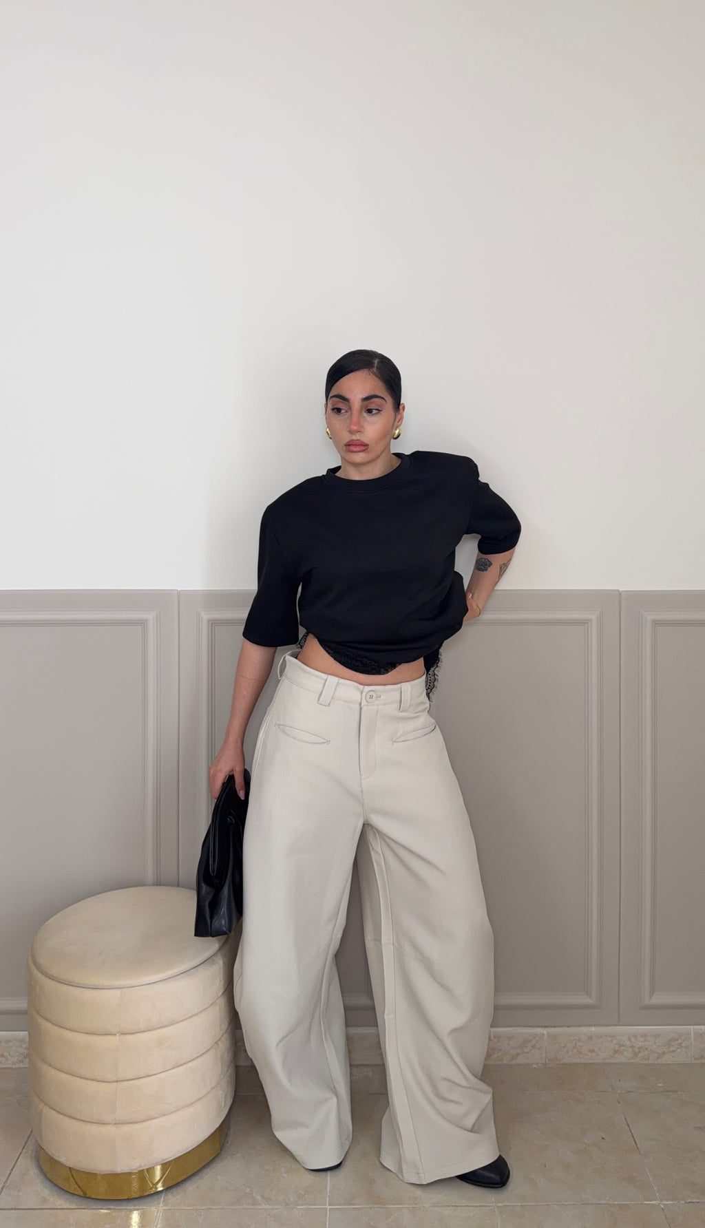 Pants HAVIER panna