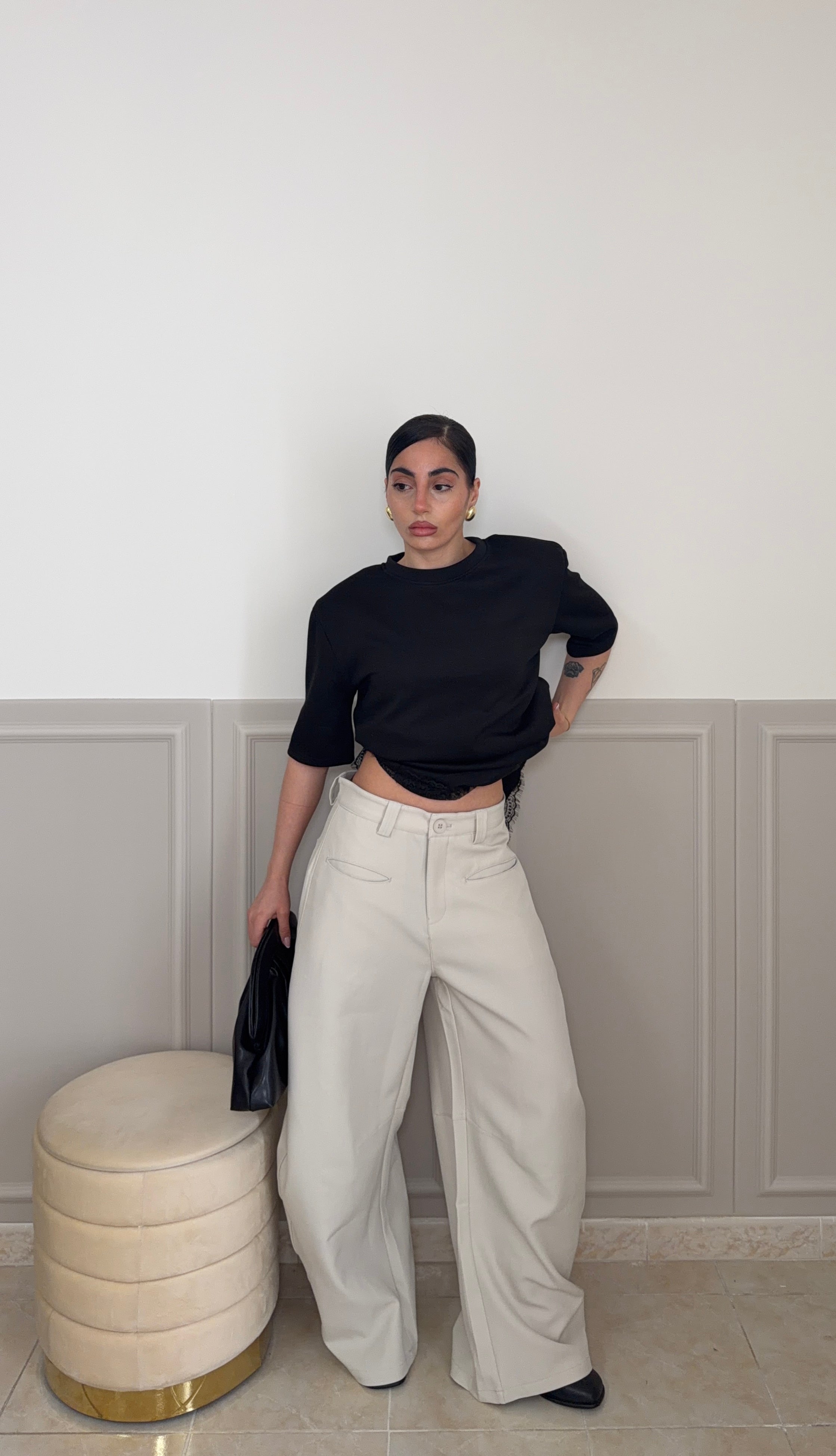 Pants HAVIER panna