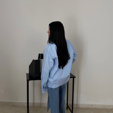 Camicia NODO celeste