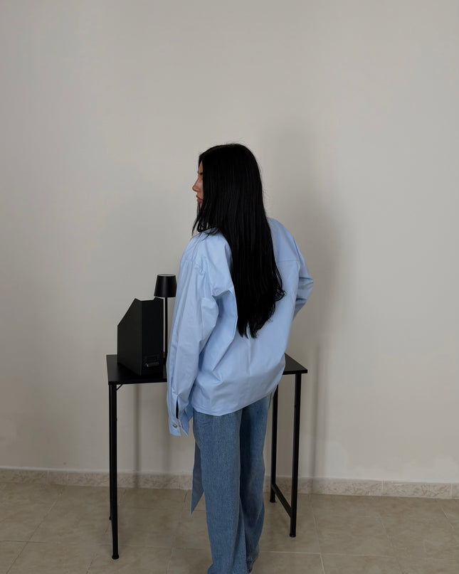Camicia NODO celeste