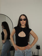 Maglia OPEN nero