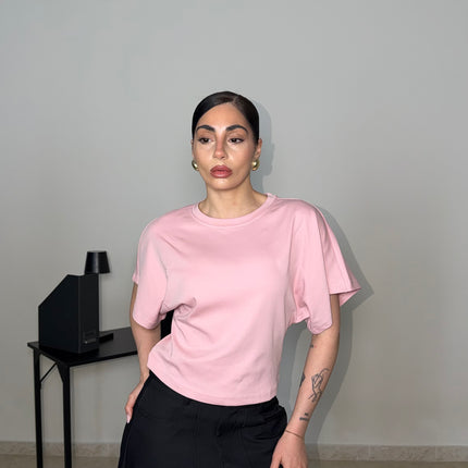 T-shirt CROPPED pink
