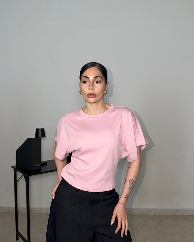 T-shirt CROPPED pink