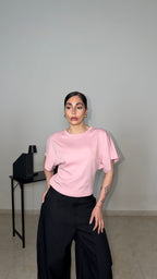 T-shirt CROPPED pink