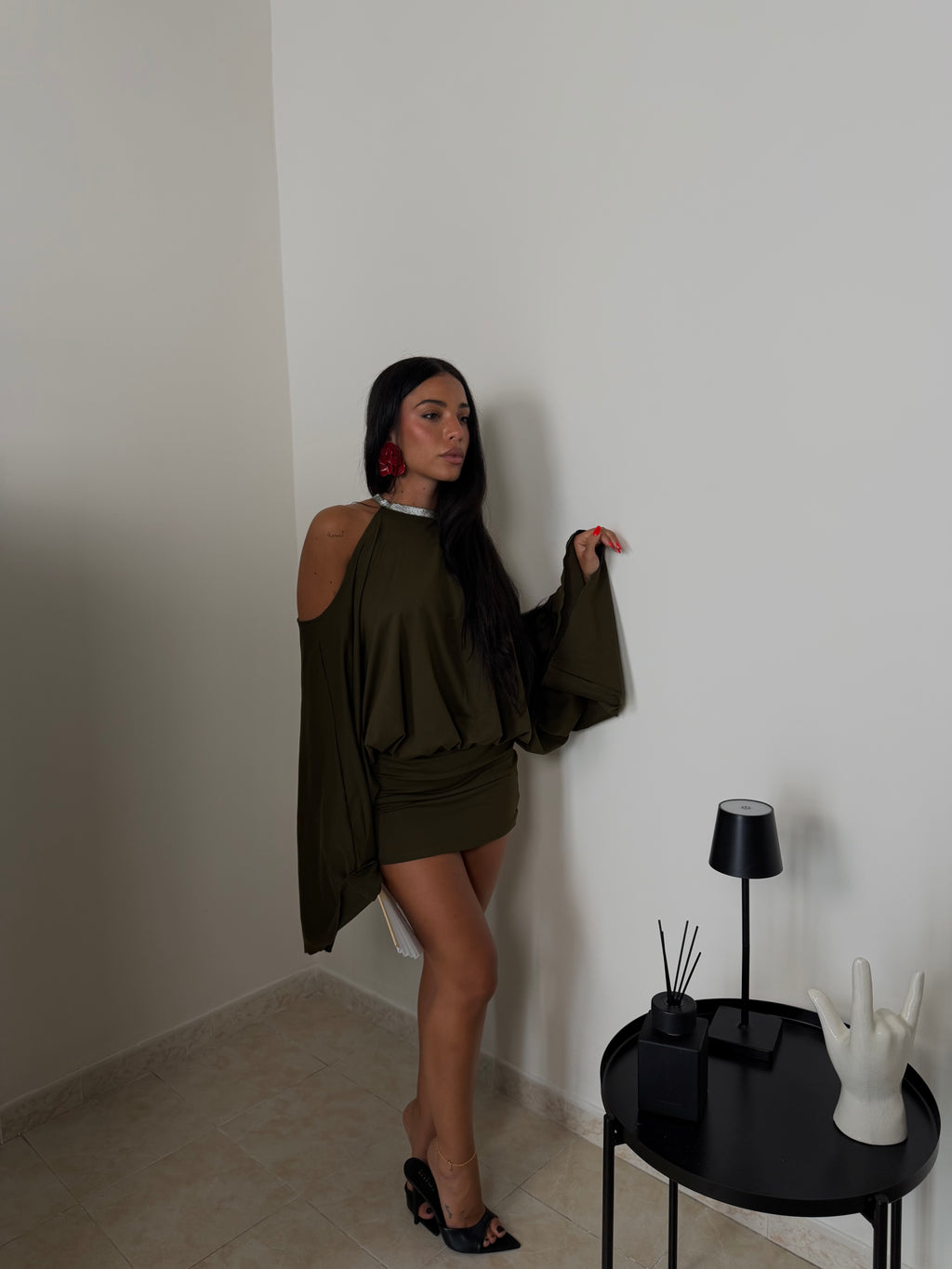 MiniDress BUTTERFLY verde