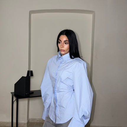 Camicia MEMORY celeste