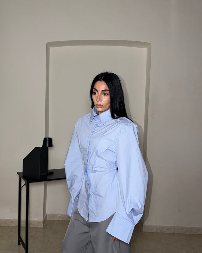 Camicia MEMORY celeste