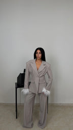 Tailleur PIUME fango