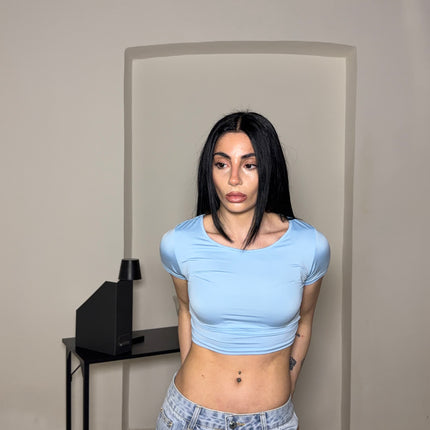 T-shirt BASIC CROP