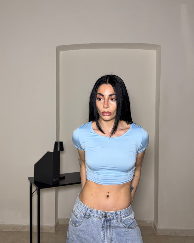 T-shirt BASIC CROP