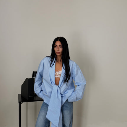 Camicia NODO celeste