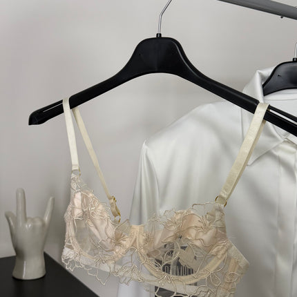 BRAS RICAMATA CHAMPAGNE