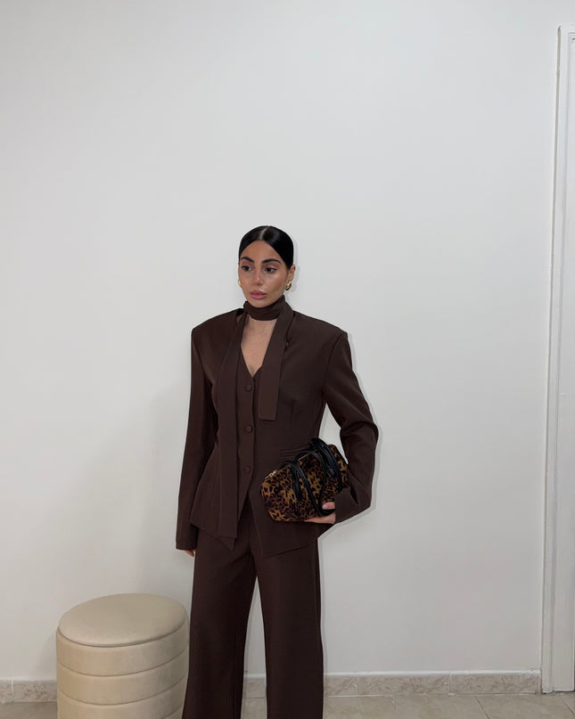 Tailleur OLGA marrone
