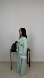 Tailleur PIUME verde menta