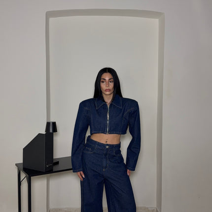 Cordset POWER dark denim