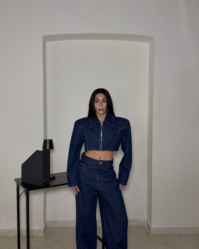 Cordset POWER dark denim