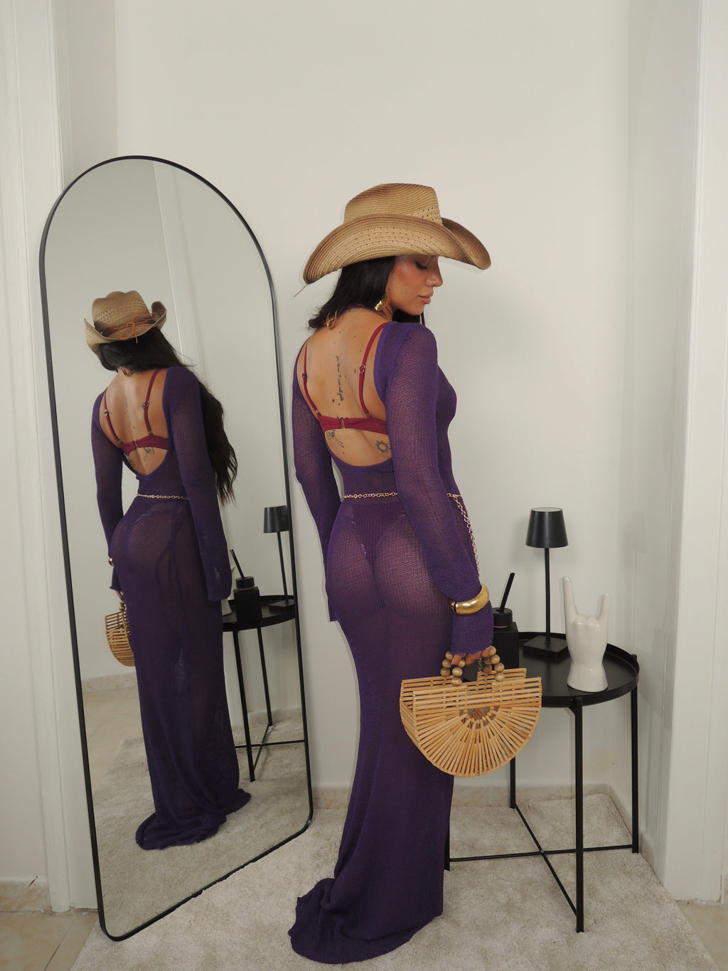 COPRICOSTUME SENSUALE viola