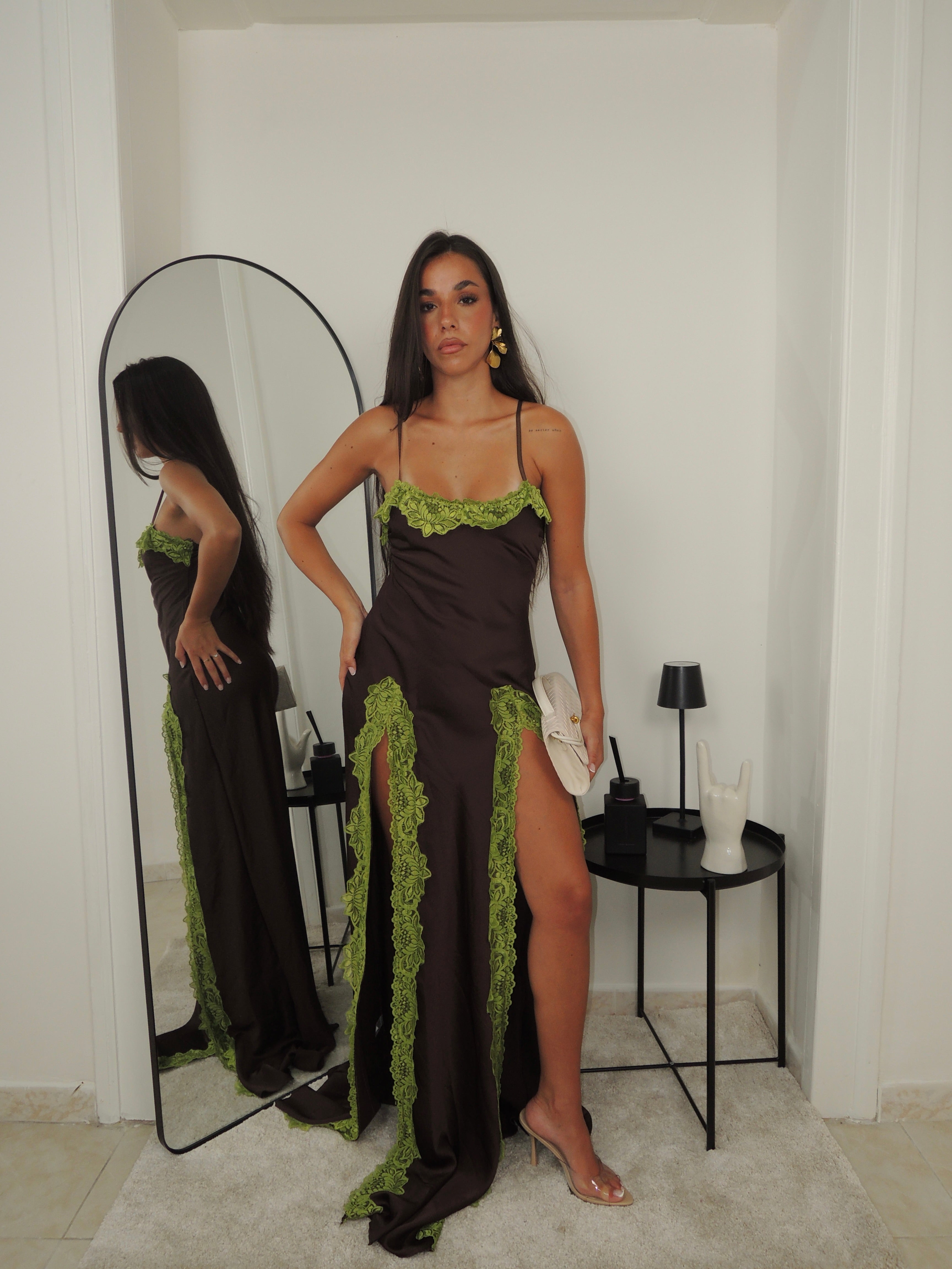 LongDress AMELIE brown