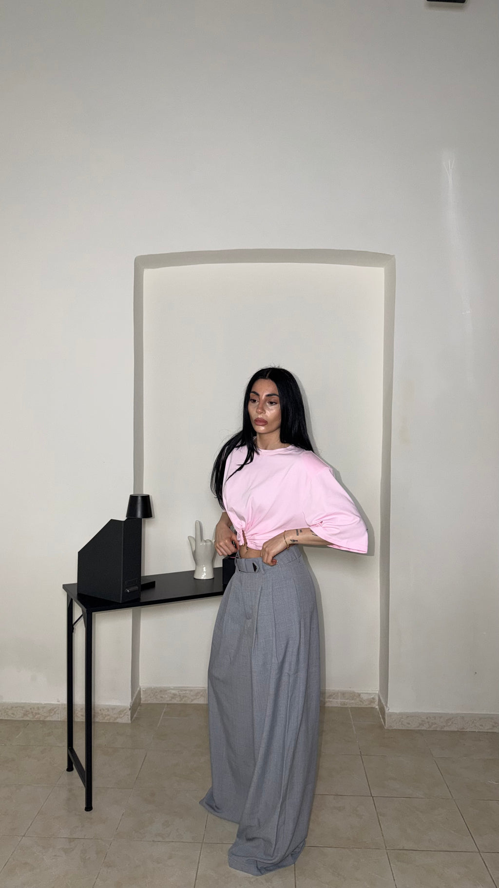 Pants NABILA grey