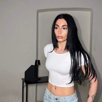 T-shirt BASIC CROP
