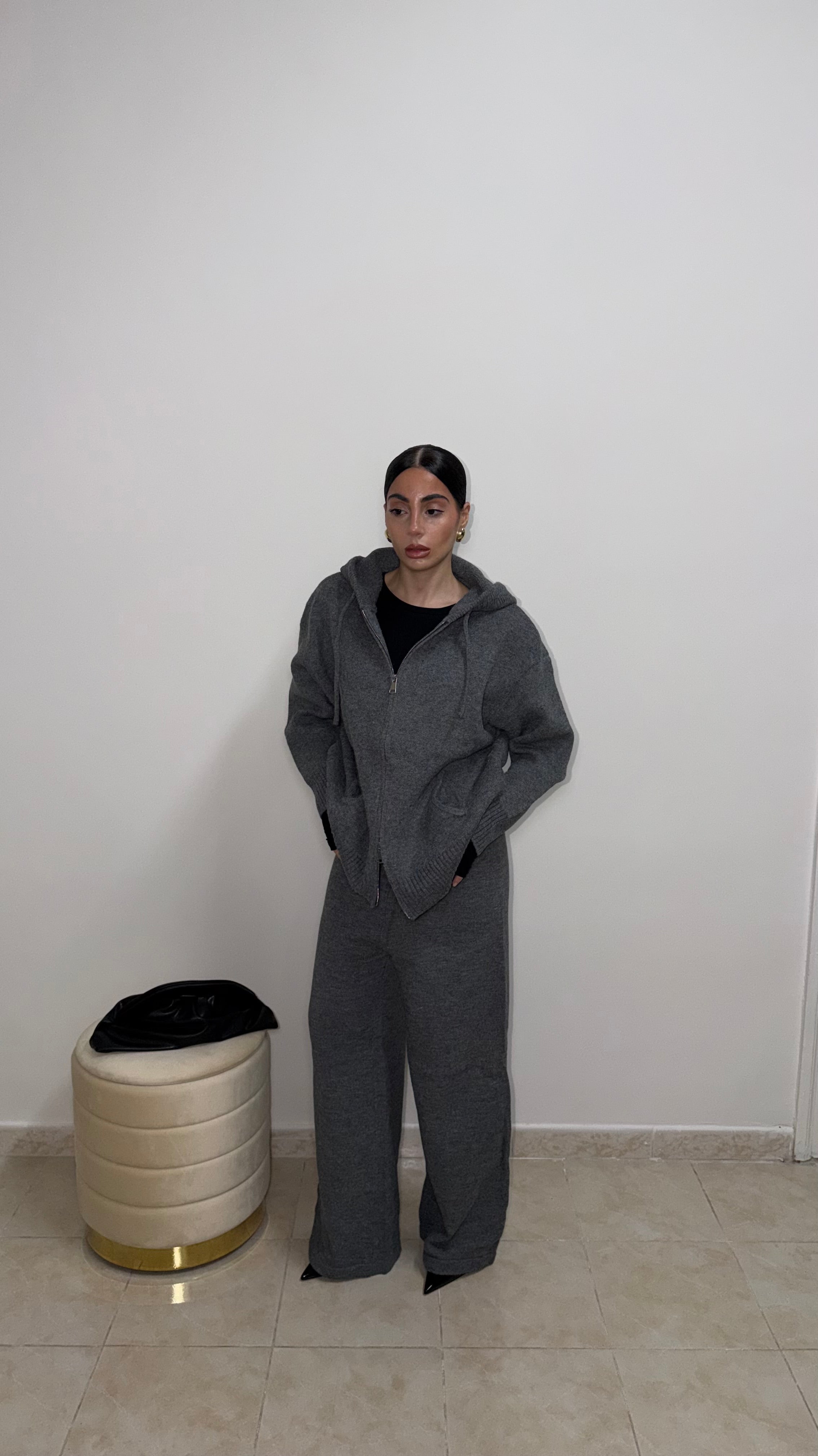 Cords SOFT WOOL grey