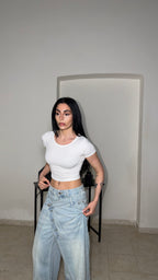 T-shirt BASIC CROP