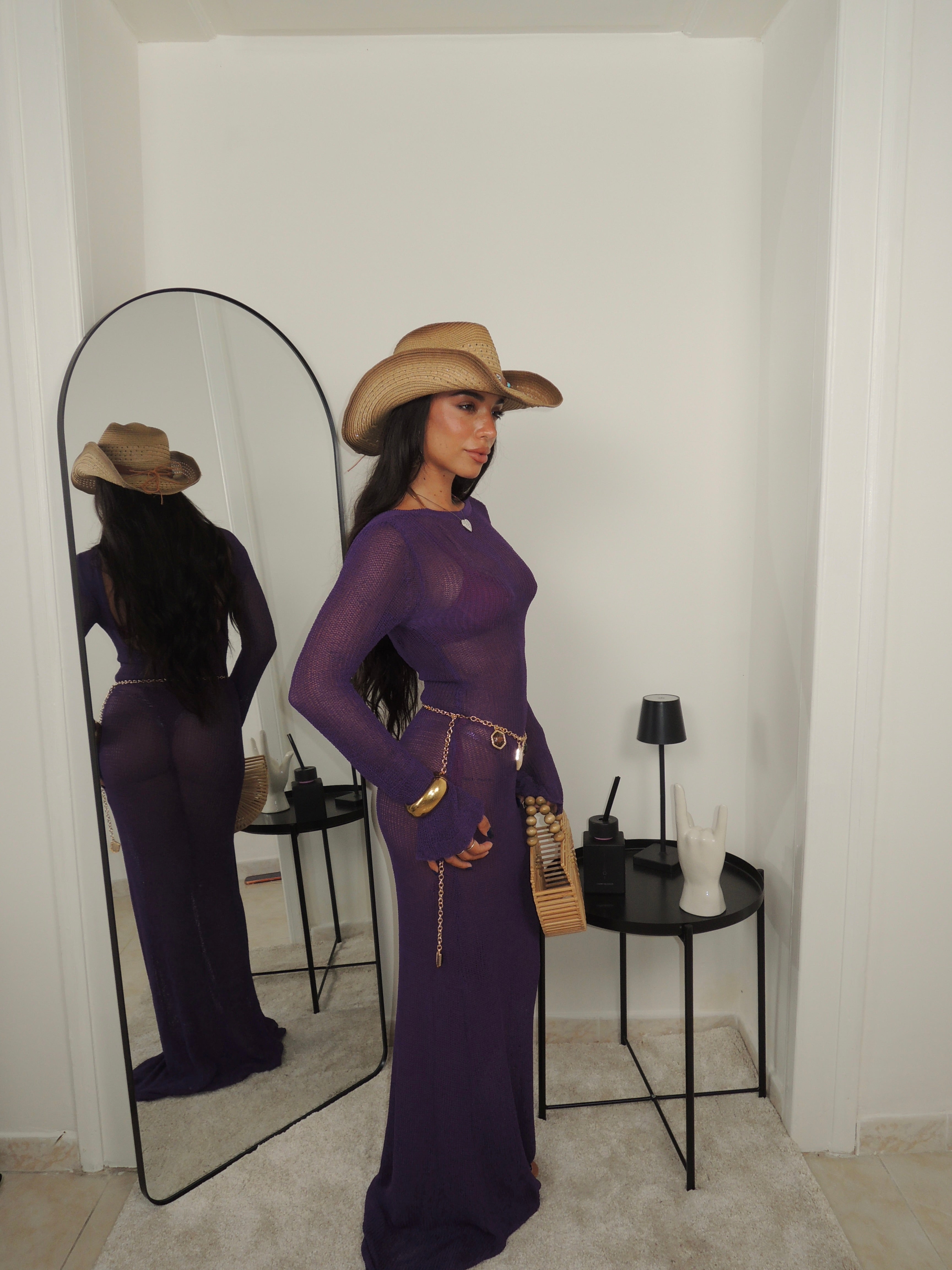 COPRICOSTUME SENSUALE viola