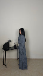 Cordset TARTAN blu/bianco