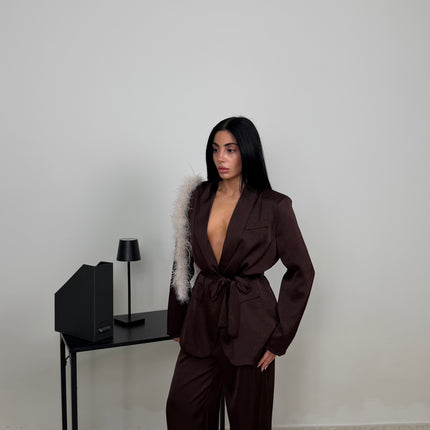 Tailleur DEA marrone
