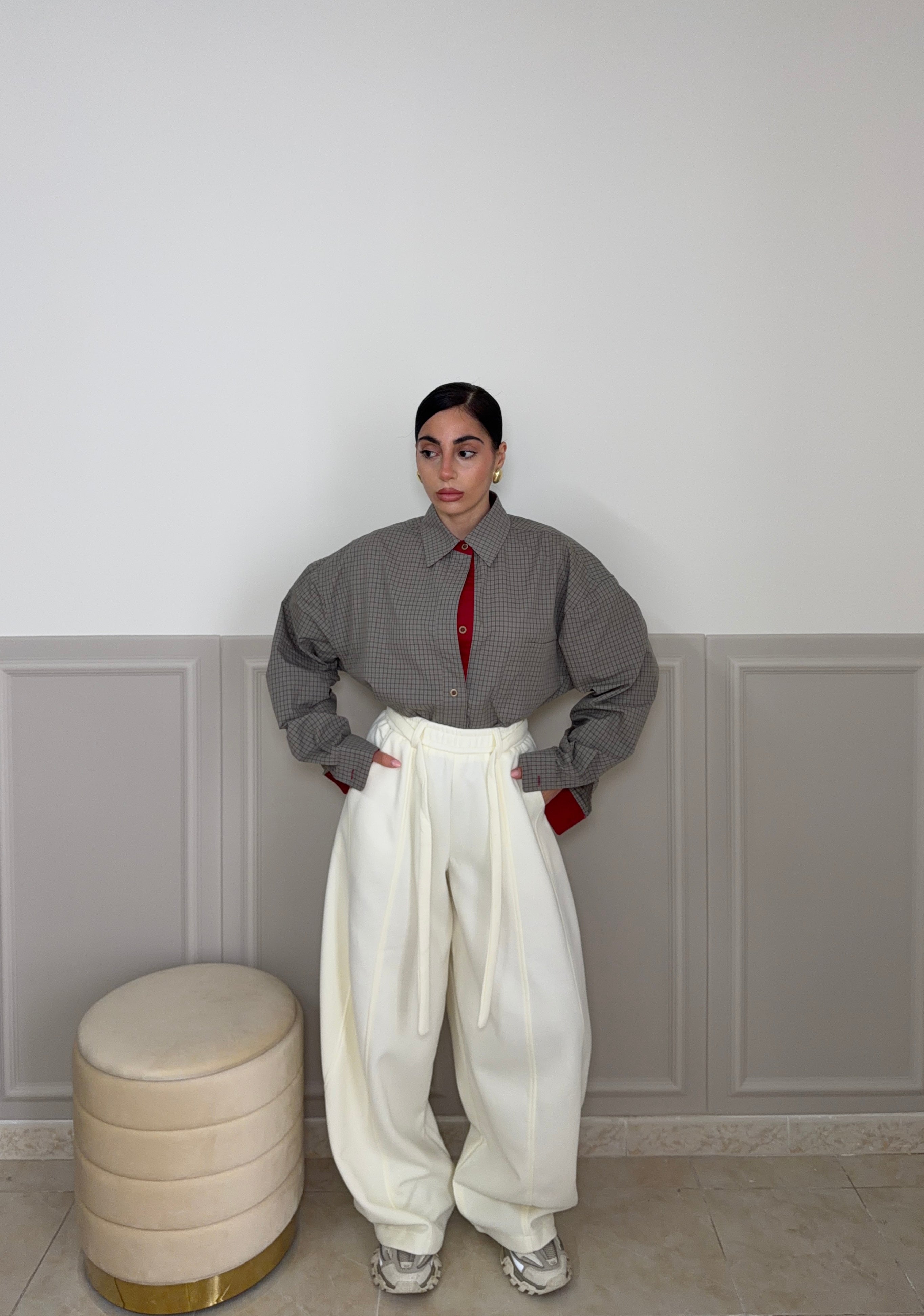 Pants tuta ROBBIE panna