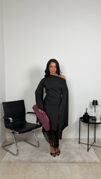 DRESS FRAIS BLACK