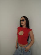 Maglia OPEN rosso