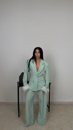 Tailleur PIUME verde menta