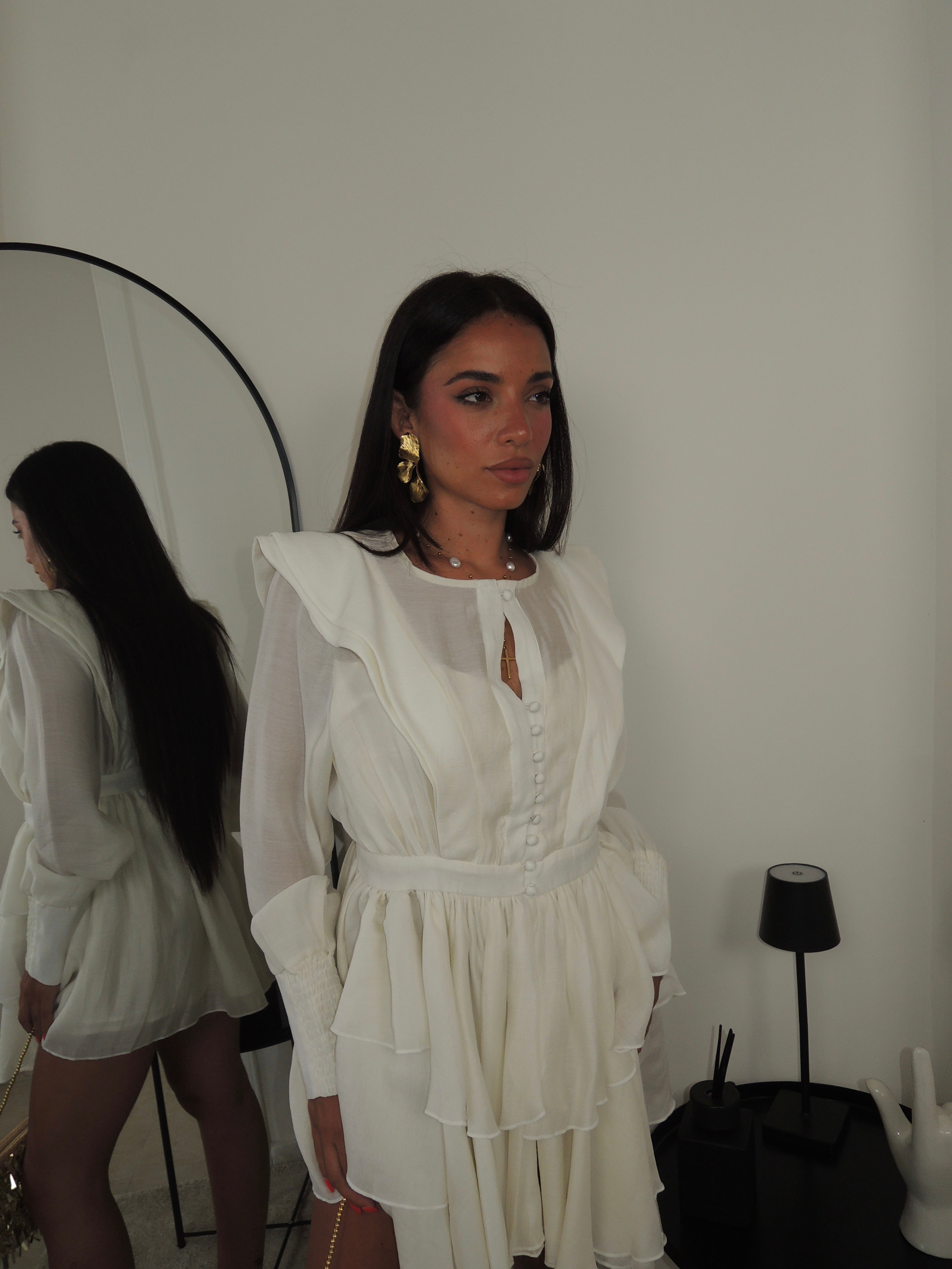 MiniDress FLORENCE panna