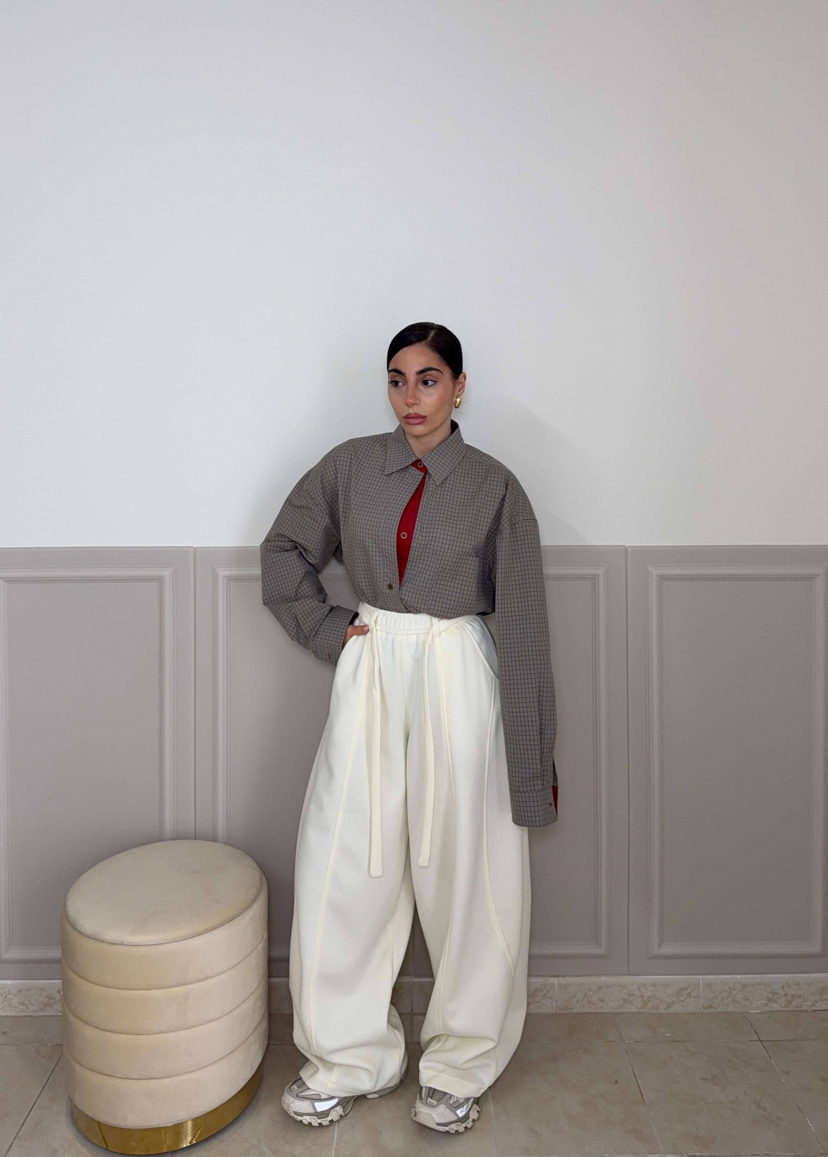 Pants tuta ROBBIE panna