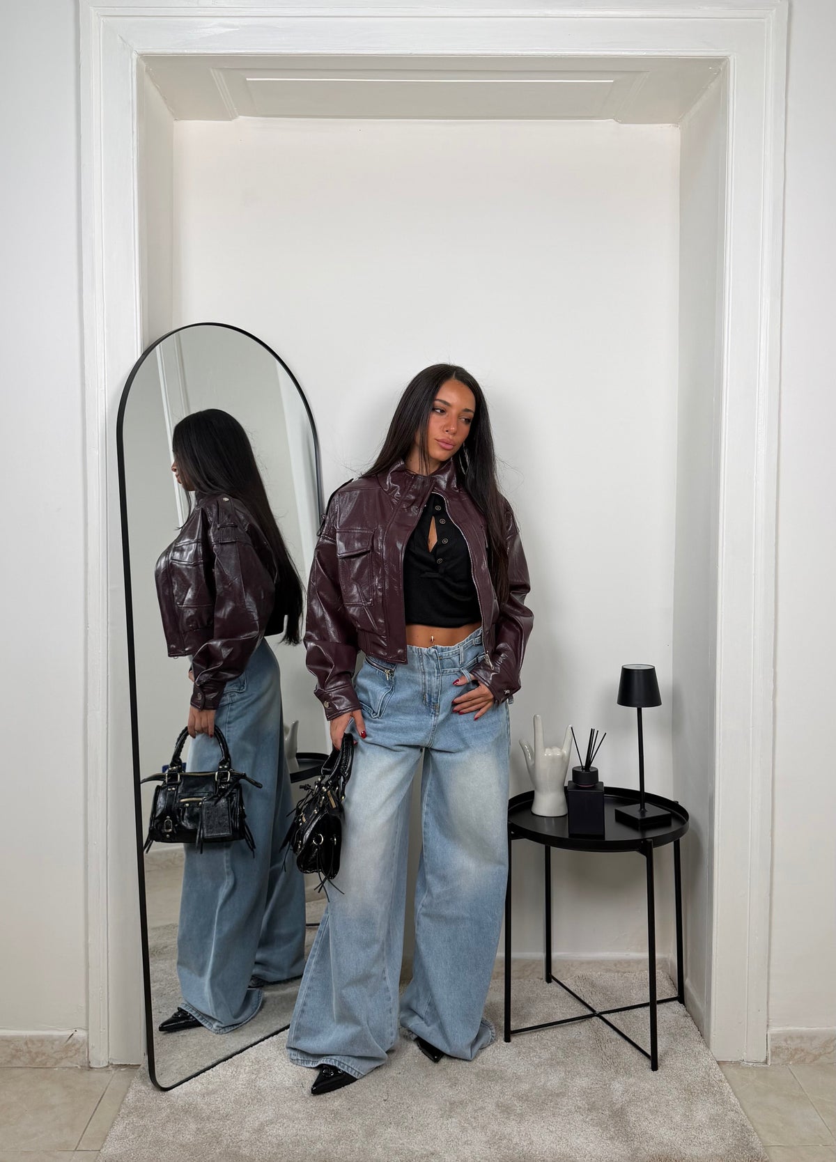 JACKET LILY BORDEAUX