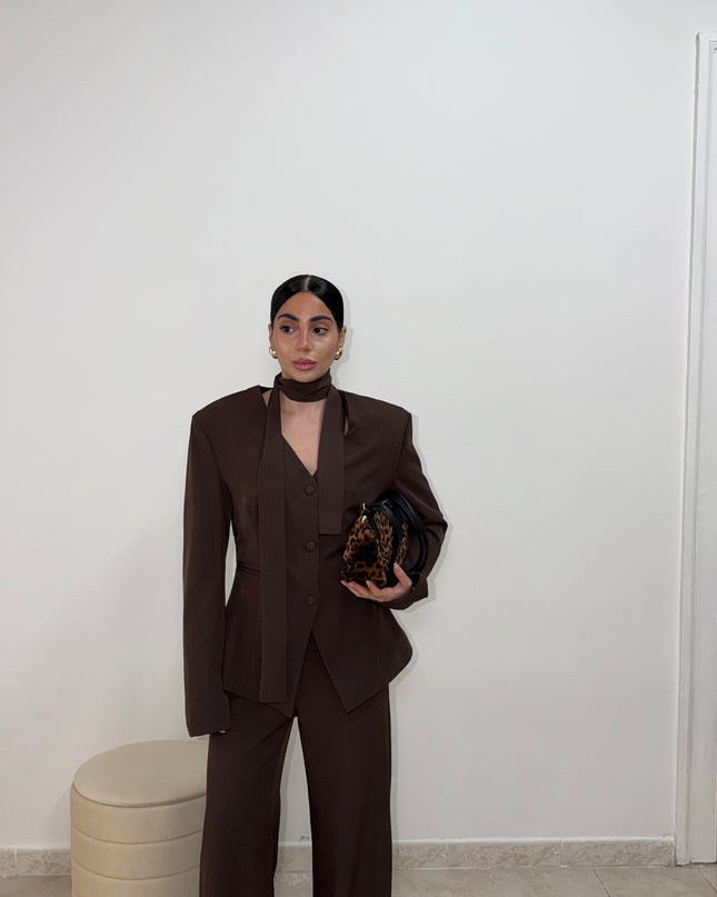 Tailleur OLGA marrone
