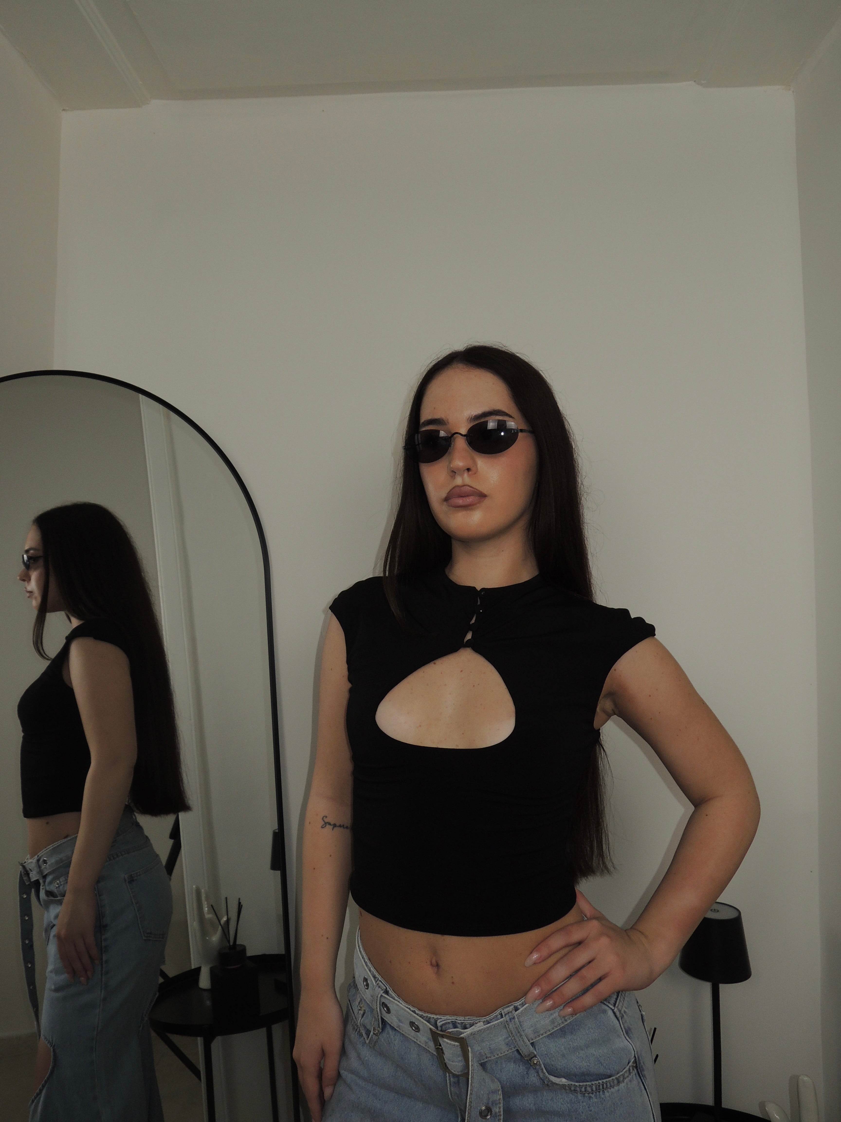 Maglia OPEN nero